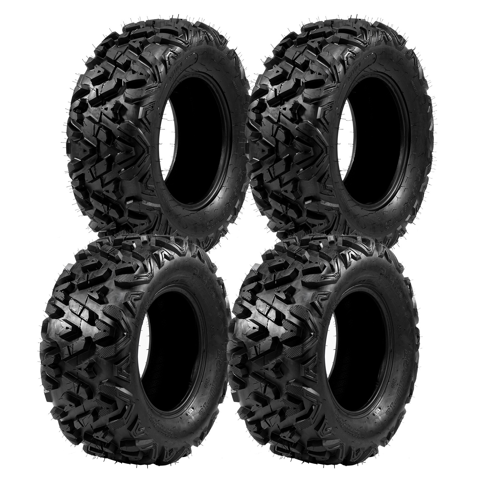 4pcs 27x9-12 27x11-12 Front Rear ATV UTV Tires All Terrain 6PR 27x9x12 27x11x12