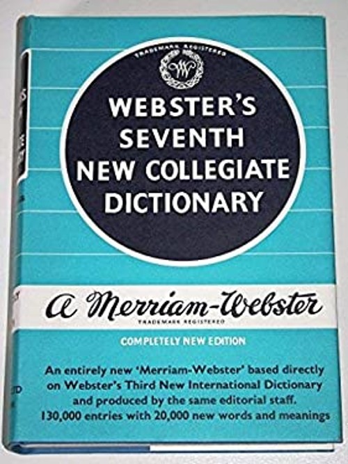 Webster\'s Seventh New Collegiate Dictionary : Based on Webster\'s
