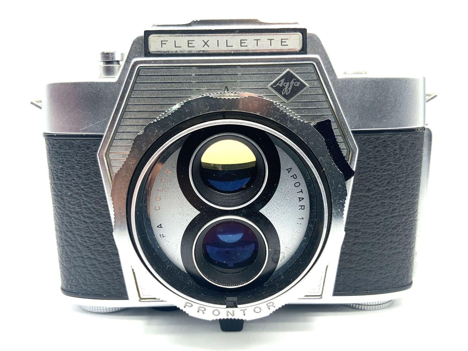 EasyBuy Agfa Flexilette Rangefinder Camera Color Apotar 1:2.8/45 Prontor, Silver