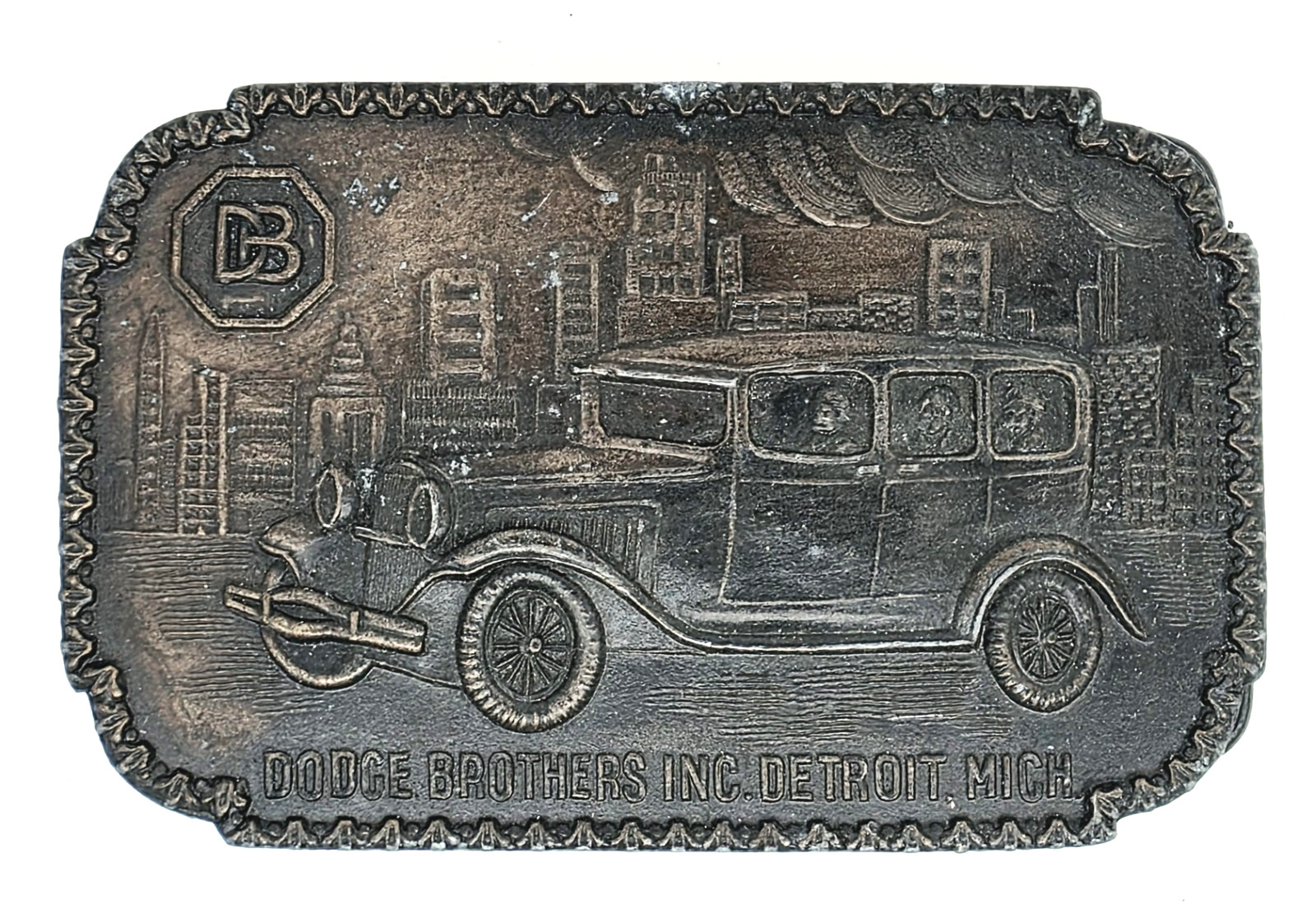 Vintage Dodge Brothers INC, Detroit, MICH Chrysler Belt Buckle