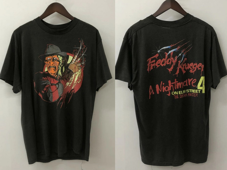 VTG 80s A Nightmare on Elm Street 4 T-Shirt – Men’s As Is Graphic Tee PA3381
