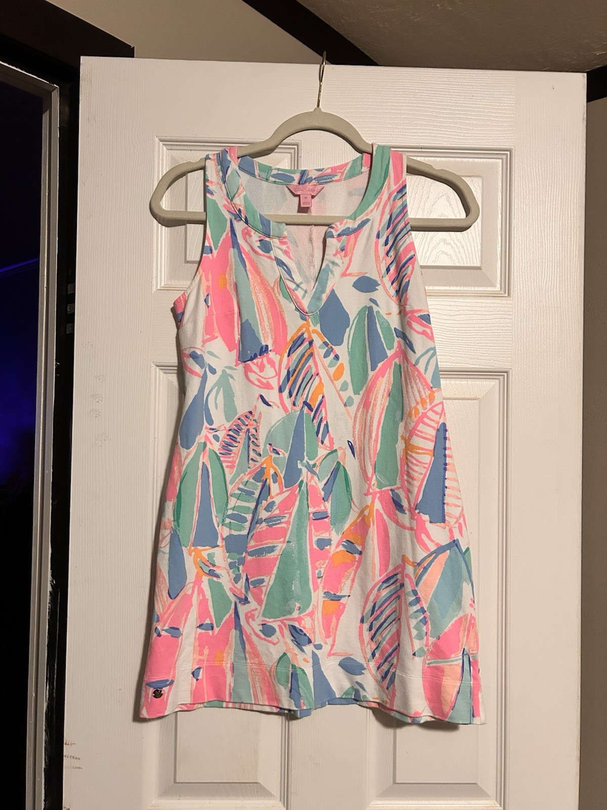 Lilly Pulitzer Women’s XS Multicolor Floral Sleeveless V-Neck dress 