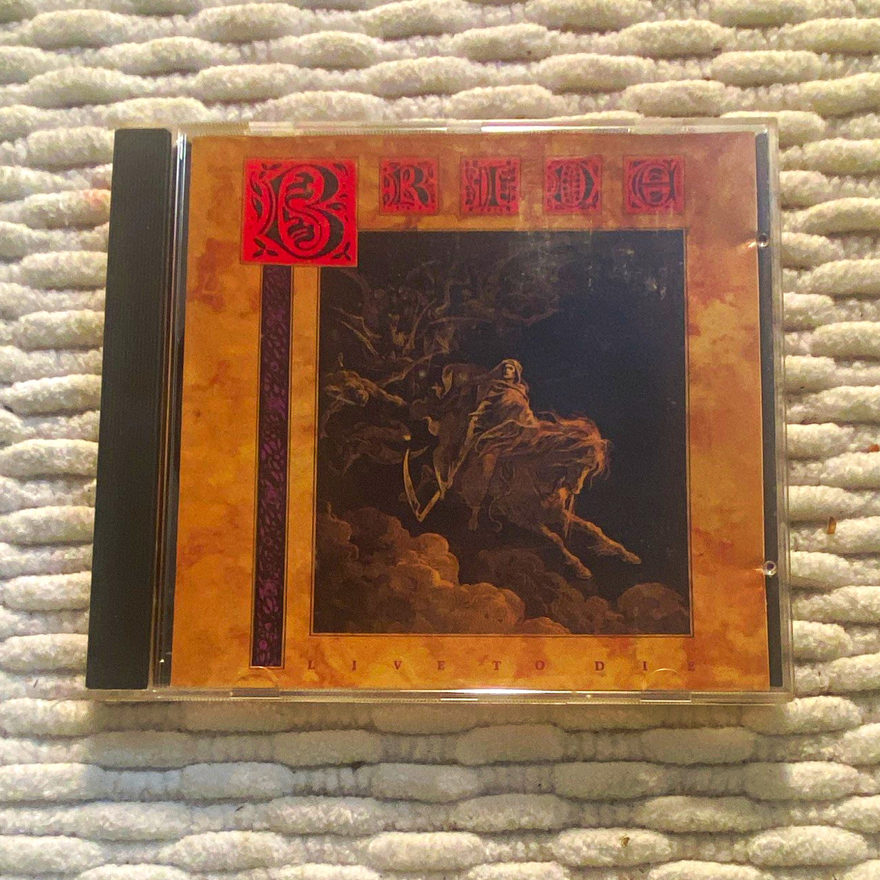 Live to Die by Bride (CD, 1990, Pure Metal (Label)) Jewel Case
