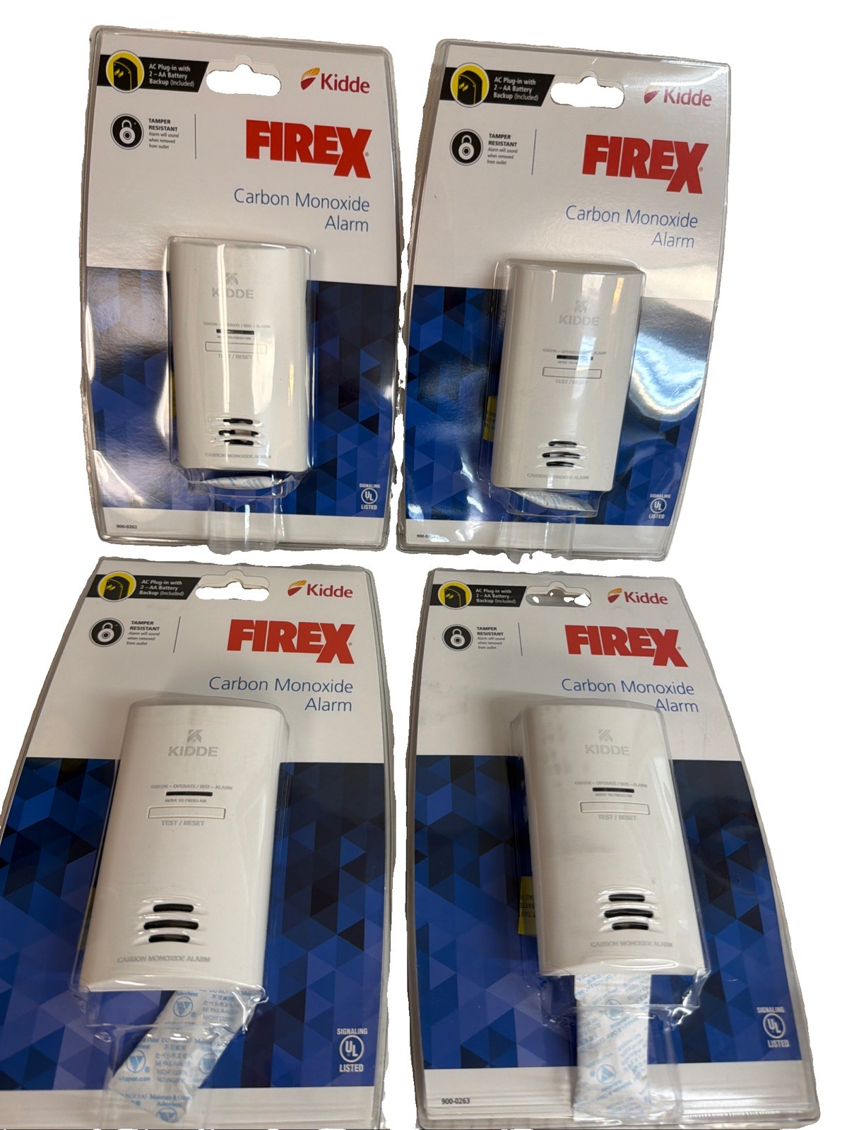 40 Pack Kidde Firex Plug-In CarbonMonoxide Detector, AA Battery Backup(Alarm 40 Pack Kidde Firex Plug-In CarbonMonoxide Detector, AA Battery Backup(Alarm
