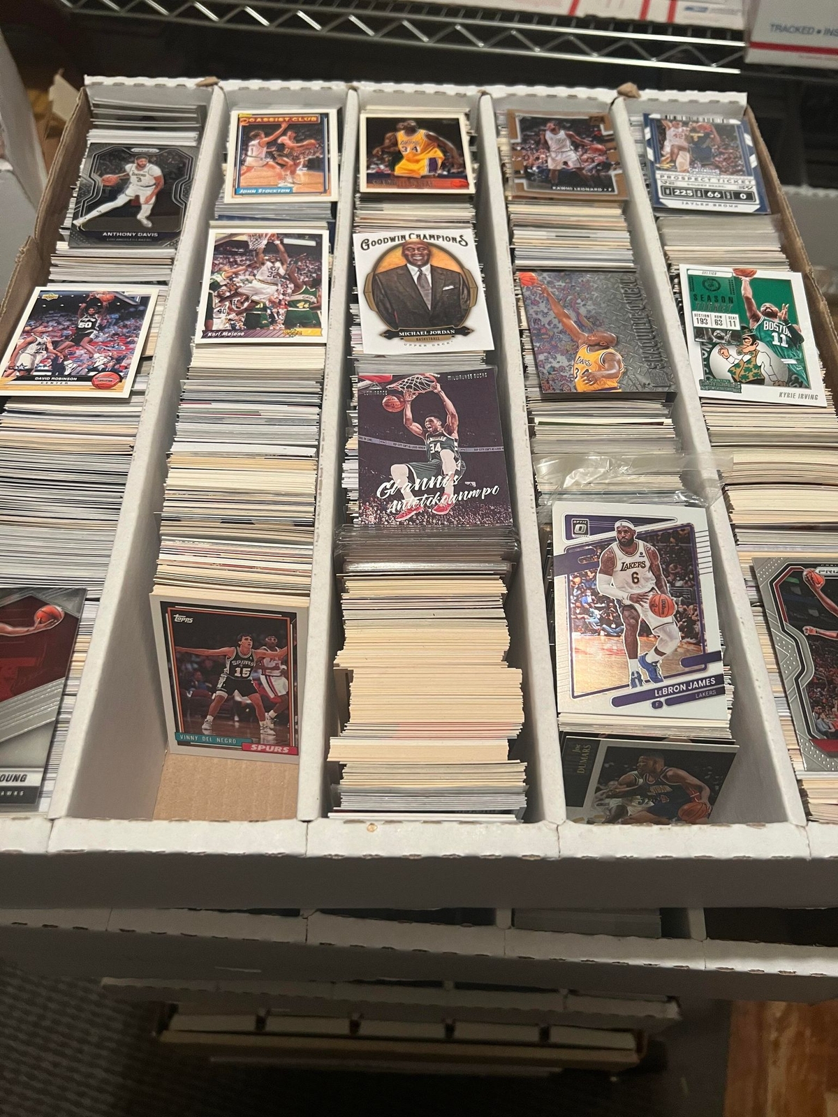 HUGE LOT BASKETBALL CARDS DADS COLLECTION ESTATE SALE STARS & HOFS JORDAN LUKA HUGE LOT BASKETBALL CARDS DADS COLLECTION ESTATE SALE STARS & HOFS JORDAN LUKA