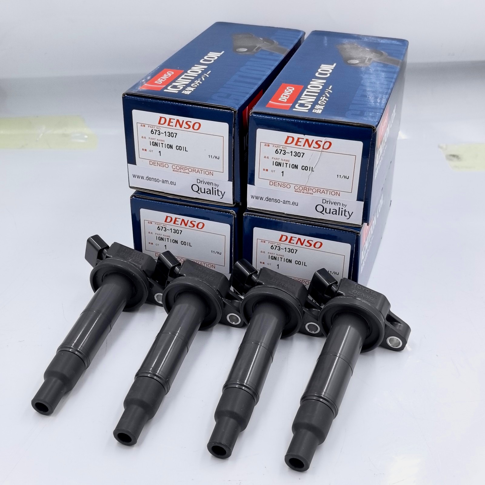 4PCS DENSO Ignition Coils For Rav4 Camry Corolla 2.4L 90919-02244 673-1307 4PCS DENSO Ignition Coils For Rav4 Camry Corolla 2.4L 90919-02244 673-1307