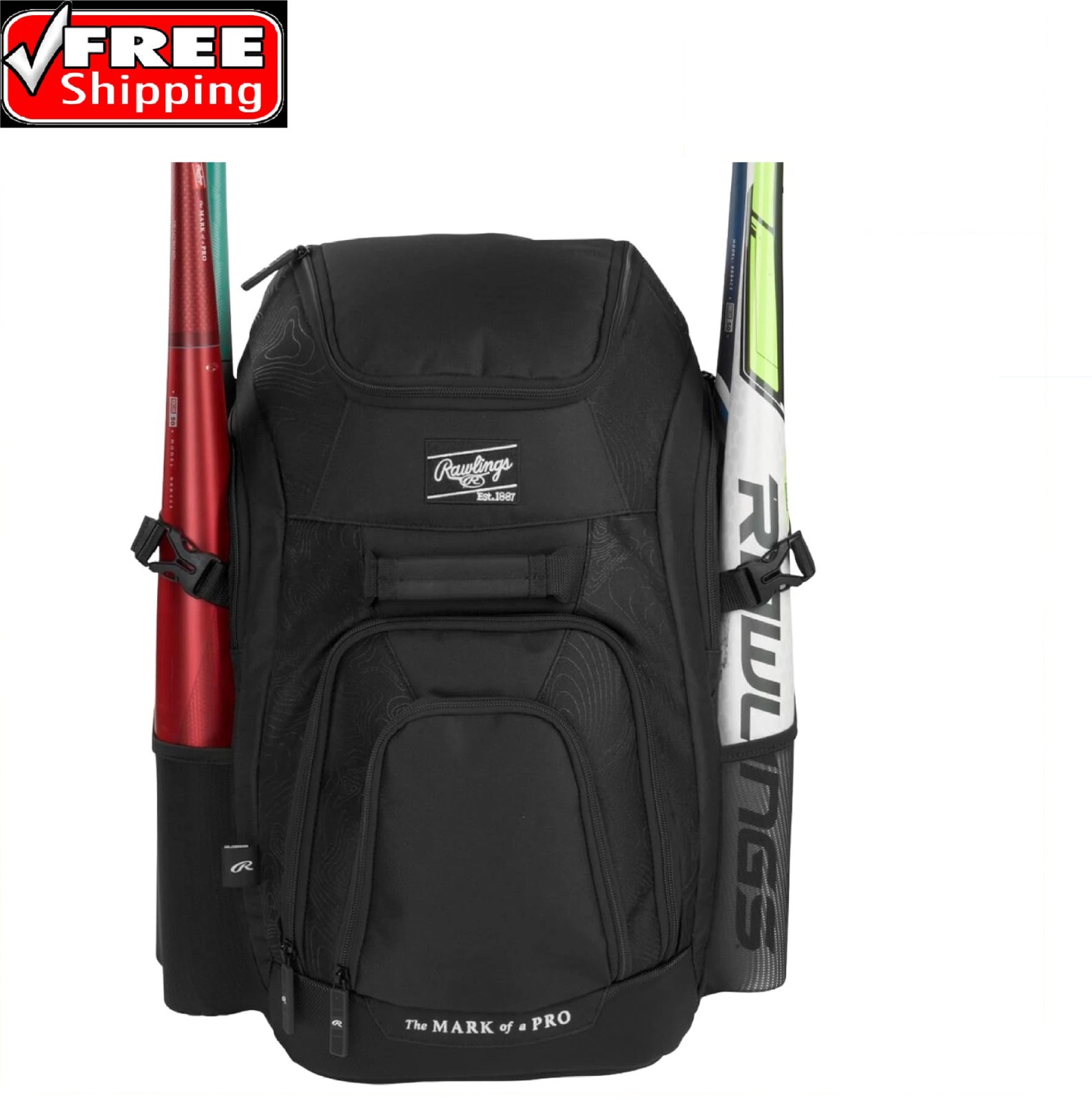 Rawlings Franchise 2.0 Player\'s Backpack for Baseball & Softball - Multiple Colo Rawlings Franchise 2.0 Player\'s Backpack for Baseball & Softball - Multiple Colo