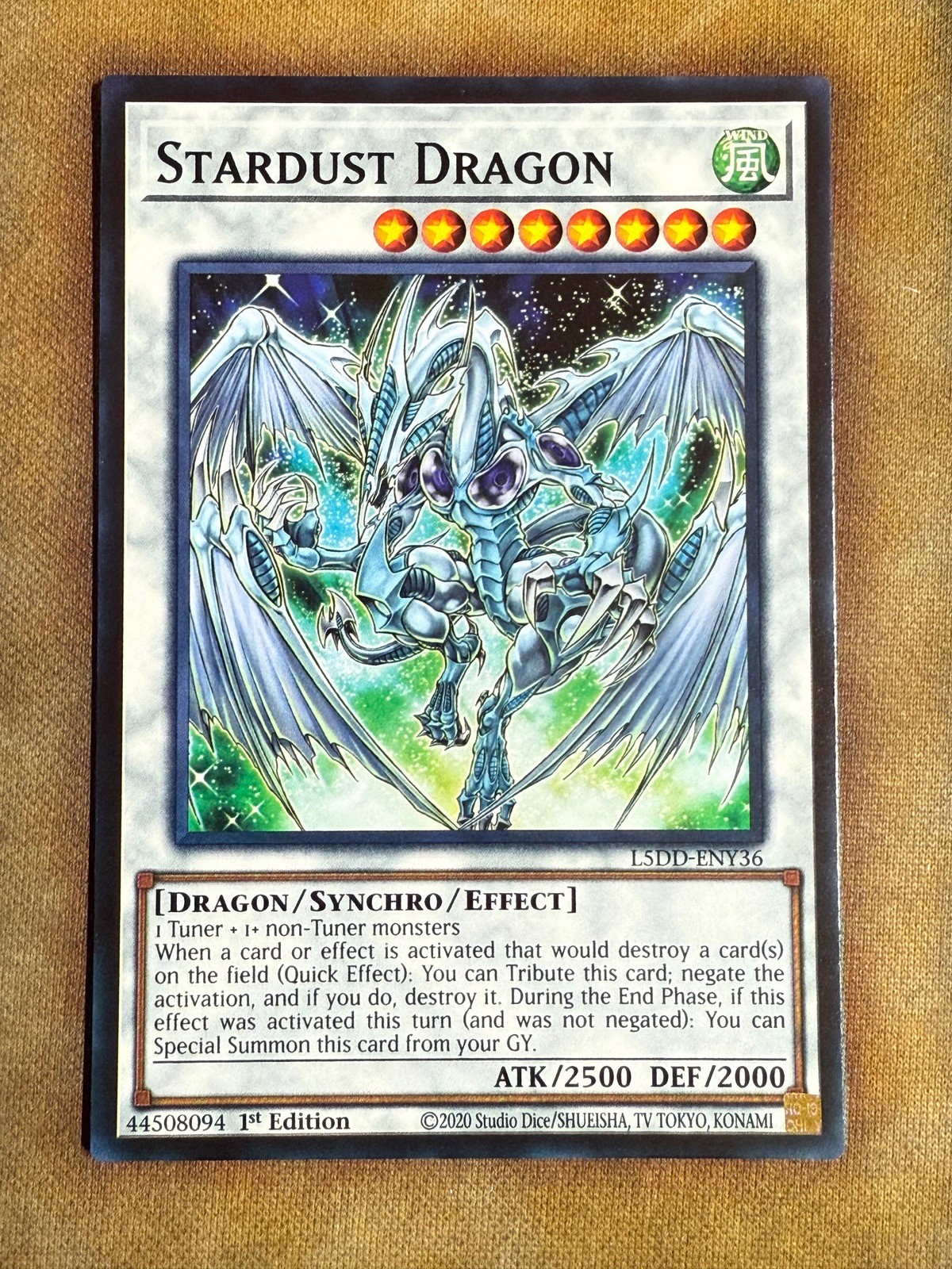 Yugioh Stardust Dragon L5DD-ENY36 Common 1st Ed NM