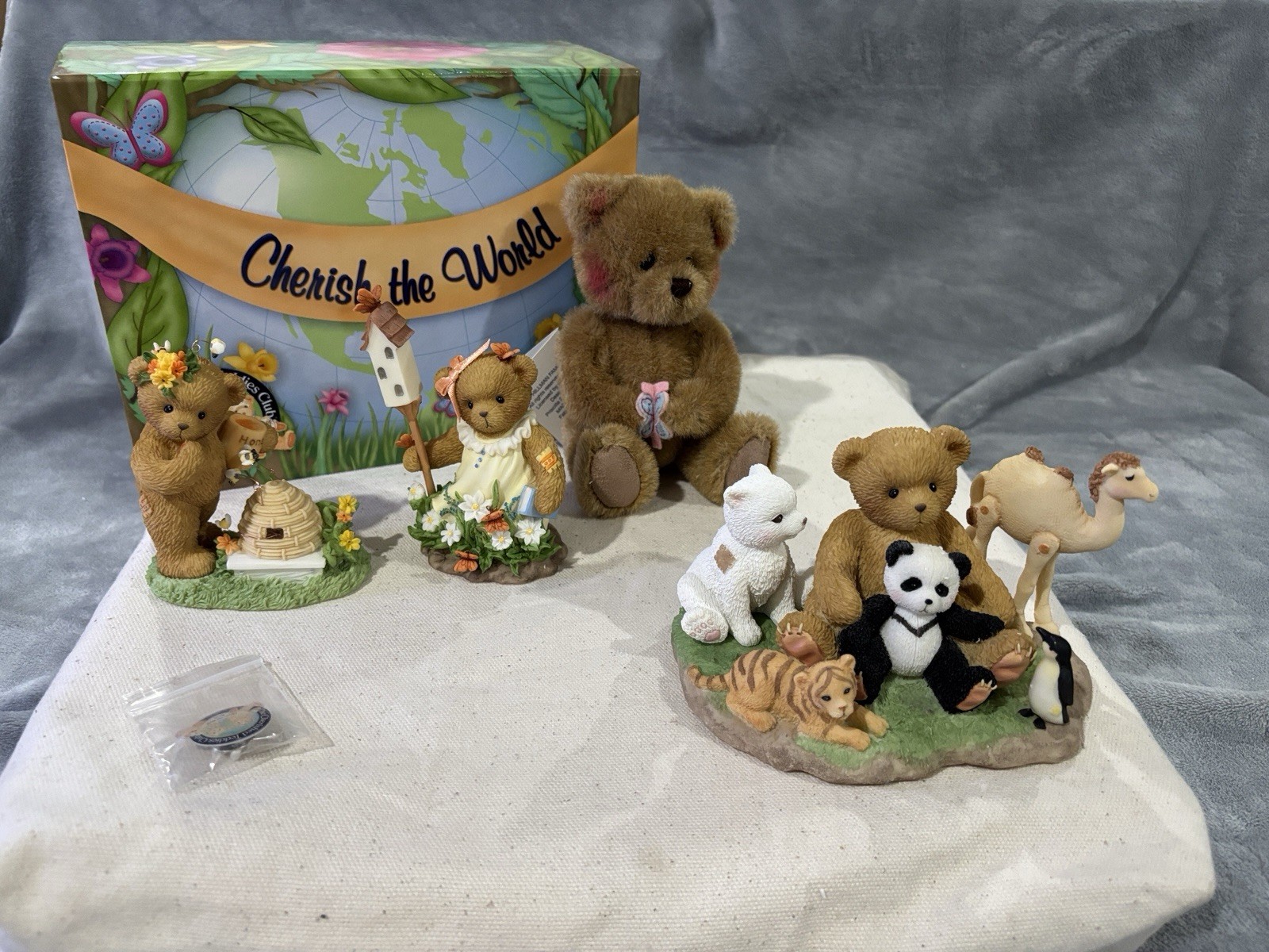 Cherished Teddies Club 2010 Lot Winston Adrianna Geraldine