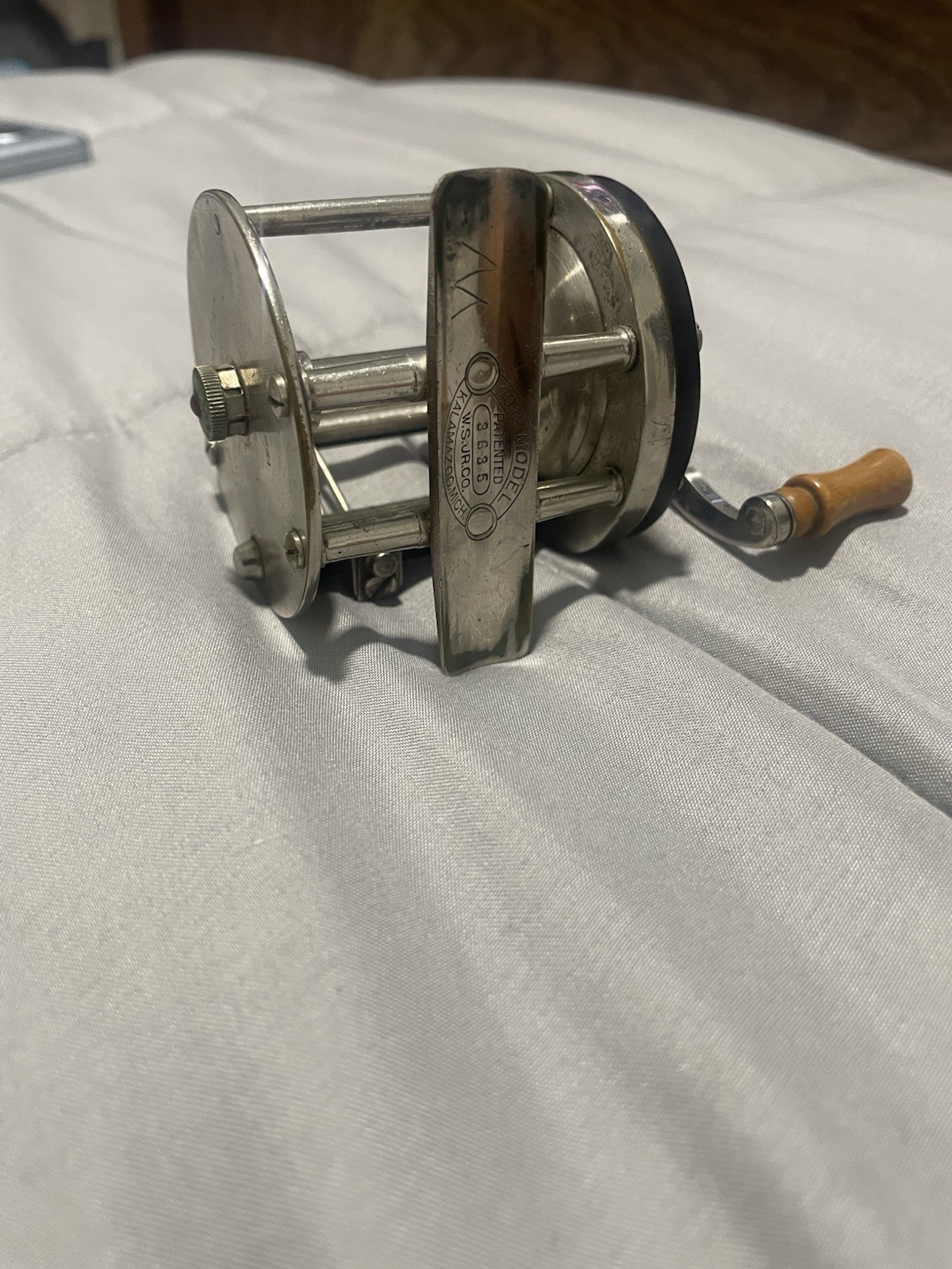 Rare Antique 1912 Model Shakespeare Marhoff No. 1964 Baitcasting Fishing Reel