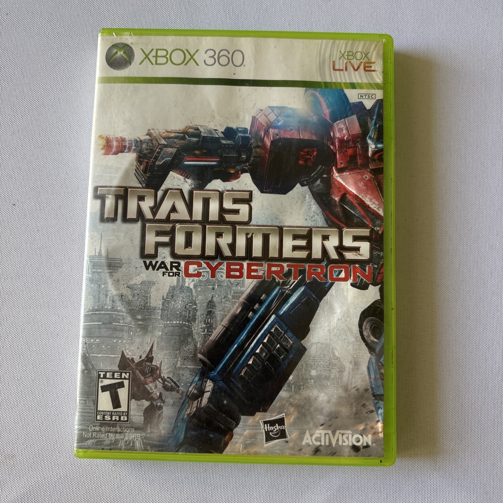 Transformers: War for Cybertron (Microsoft Xbox 360, 2010). Clean Disc.