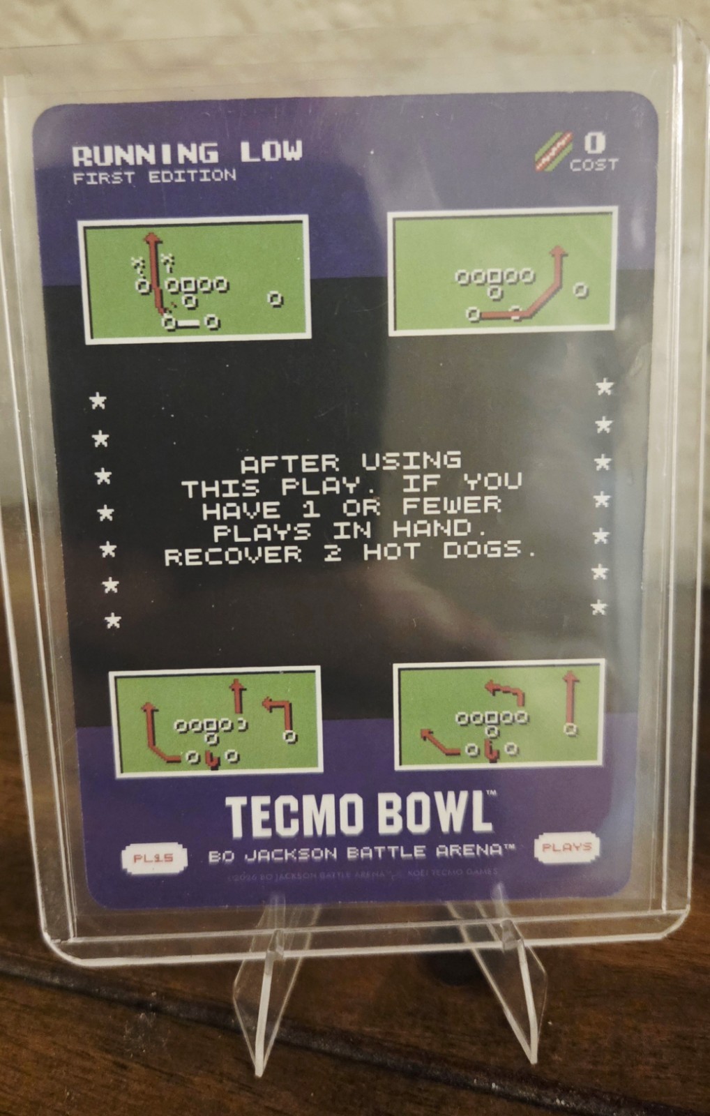2026 Bo Jackson Battle Arena Tecmo Bowl RUNNING LOW SSP Play PL15 2026 Bo Jackson Battle Arena Tecmo Bowl RUNNING LOW SSP Play PL15