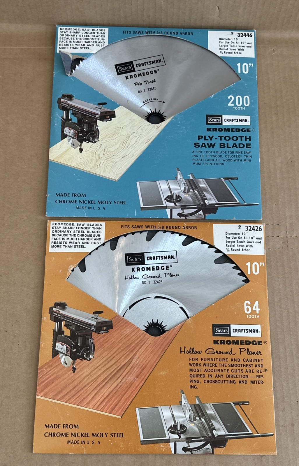 2X Sears Craftsman KROMEDGE 10\ 2X Sears Craftsman KROMEDGE 10\