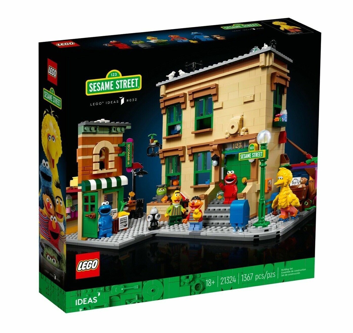 LEGO (21324) Ideas 123 Sesame Street Brand New Sealed Retired