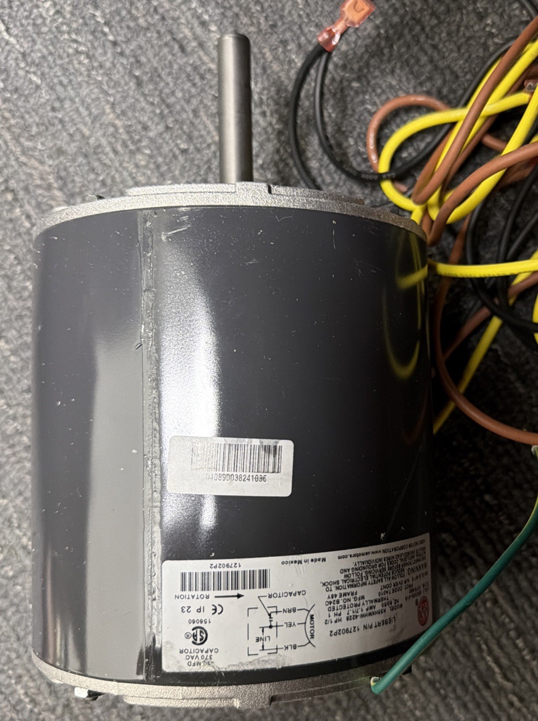 New NOS Emerson Liebert 127902P2S .50HP 385 466-1-50/60 (#1)