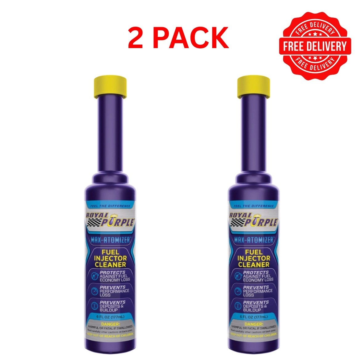 Royal Purple Max-Atomizer 18000 Fuel Injector Cleaner 2 Pack 6 fl oz