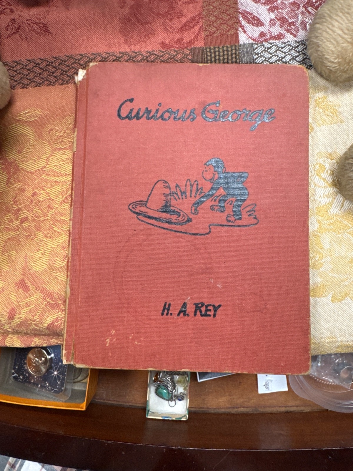 1941 Curious George Original Hardcover signed Book by H. A. Rey VINTAGE 1941 Curious George Original Hardcover signed Book by H. A. Rey VINTAGE