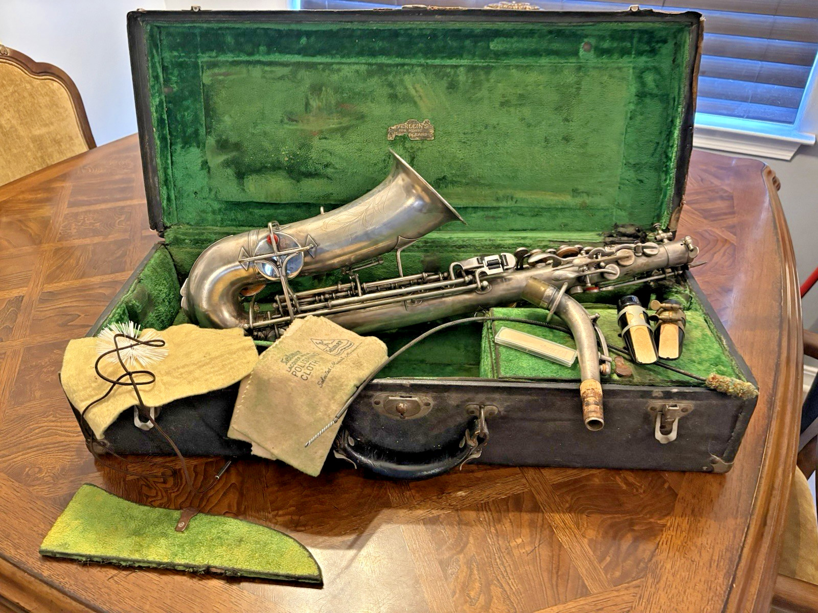 Vintage 1926 Buescher True Tone Low Pitch Saxophone