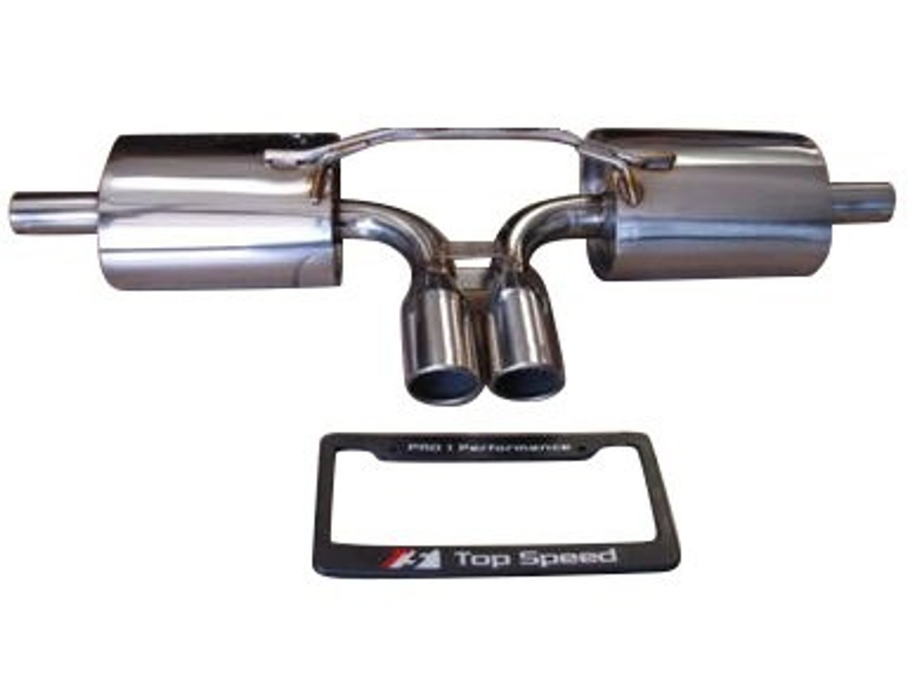 Fits Porsche 986 Boxster & Boxster S 97-04 Top Speed Pro1 Rear Exhaust System