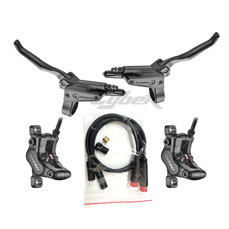 Tektro HD-E3940 E-bike Power Control 4 pistons Hydraulic Brake Electric 2pin Set