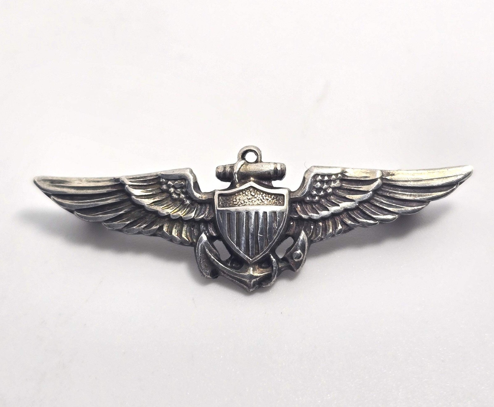 Original Pre WWII US Navy Naval Aviator Enlisted Pilot Wings Sterling NS Meyer