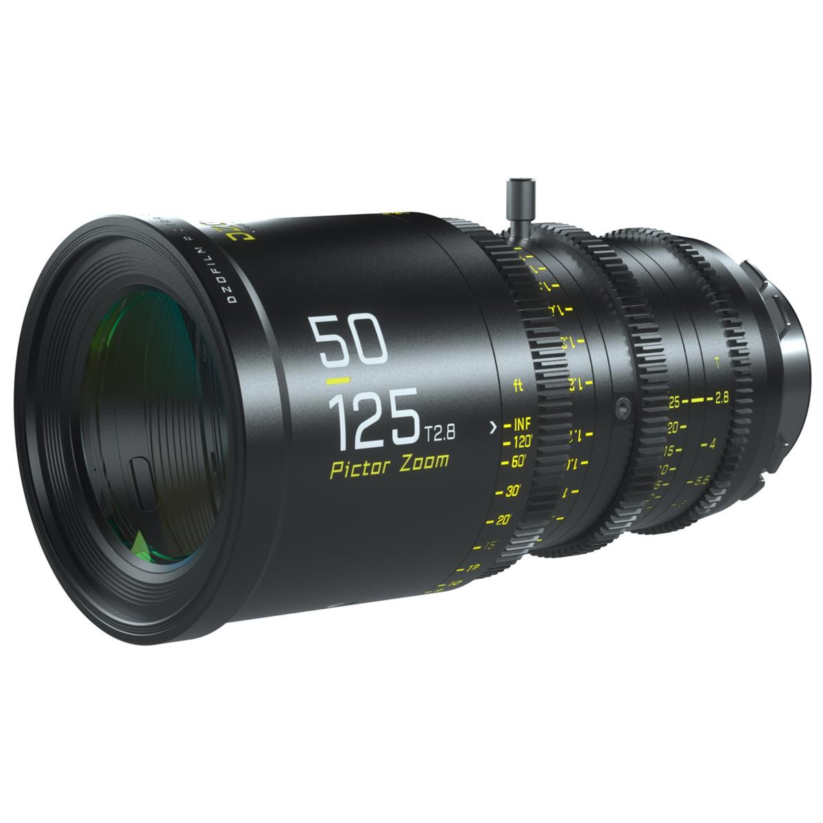 DZOFILM Pictor 50-125mm T2.8 Super35 Parfocal Cine Lens for PL  Canon EF, Black