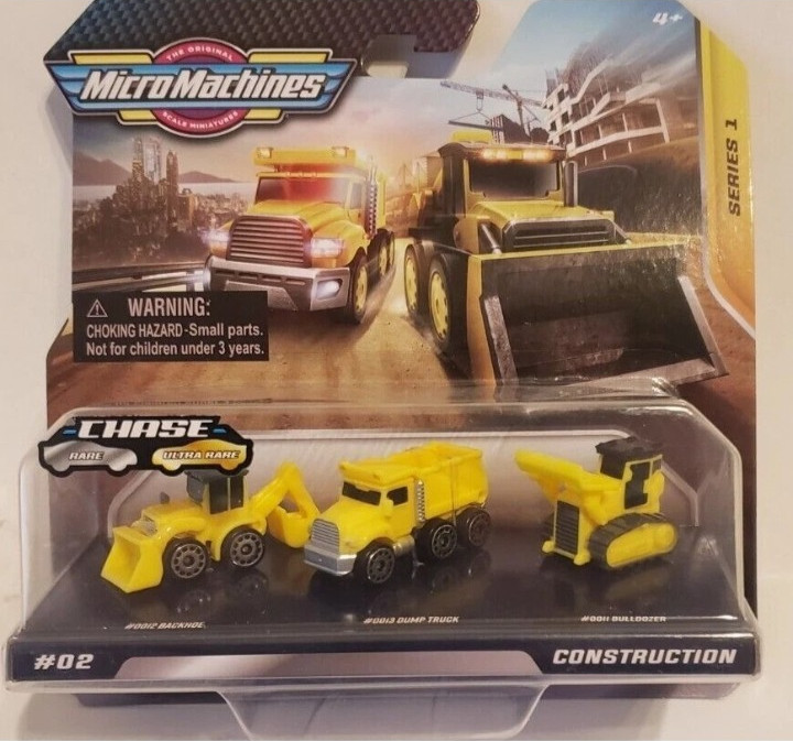Hasbro Micro Machines Construction series 1 NEW Hasbro Micro Machines Construction series 1 NEW