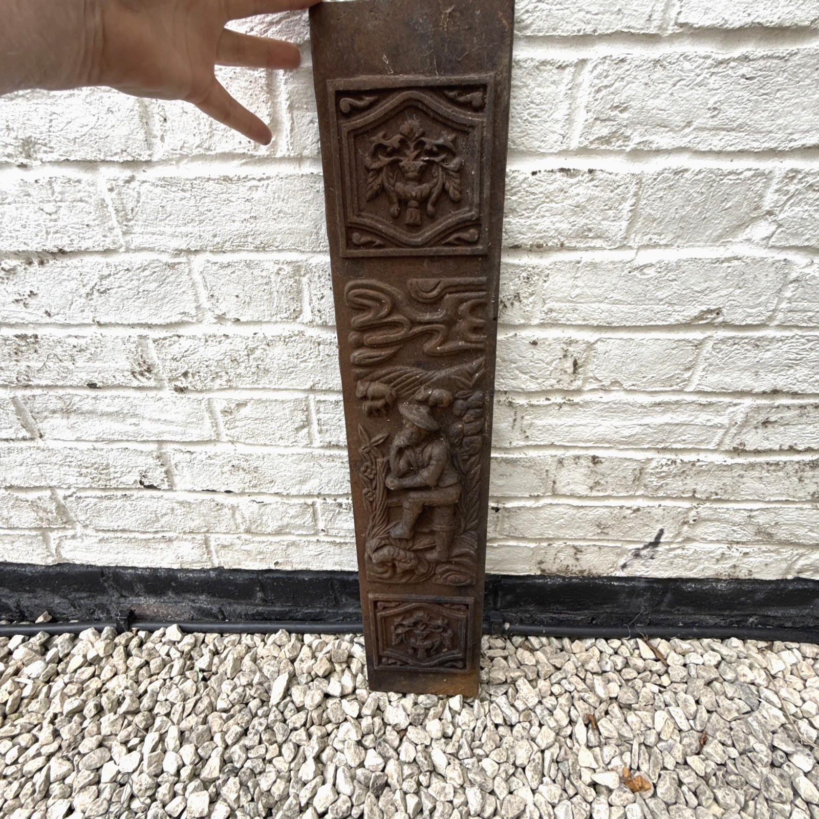 Antique Cast Iron Fireplace Decorative Insert 1890s/1900s A lovely thing 