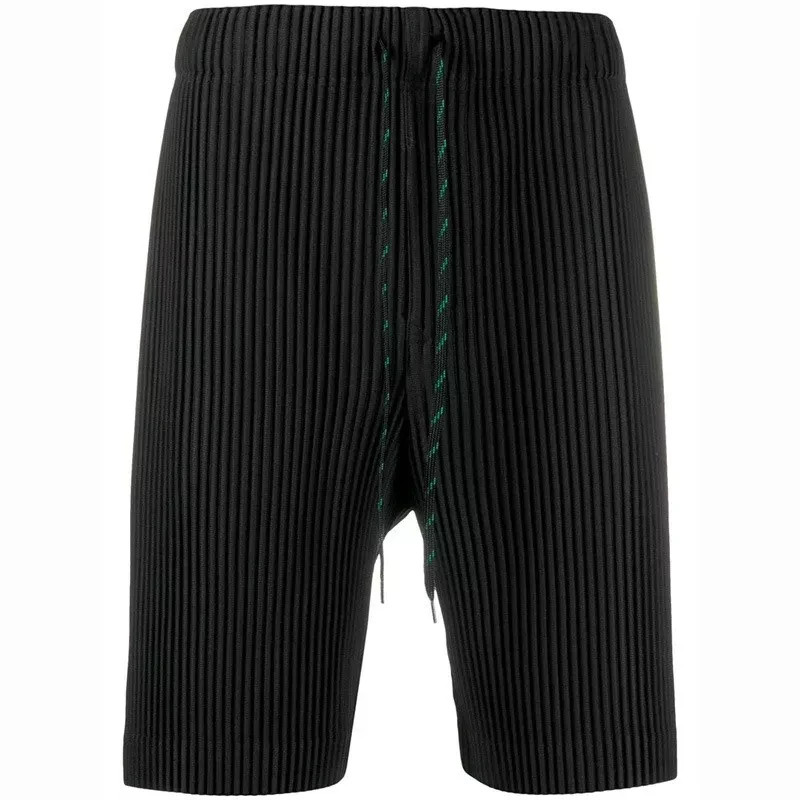 Japan Homme Plisse Pleated Shorts - Black - Men Issey Miyake  JF148