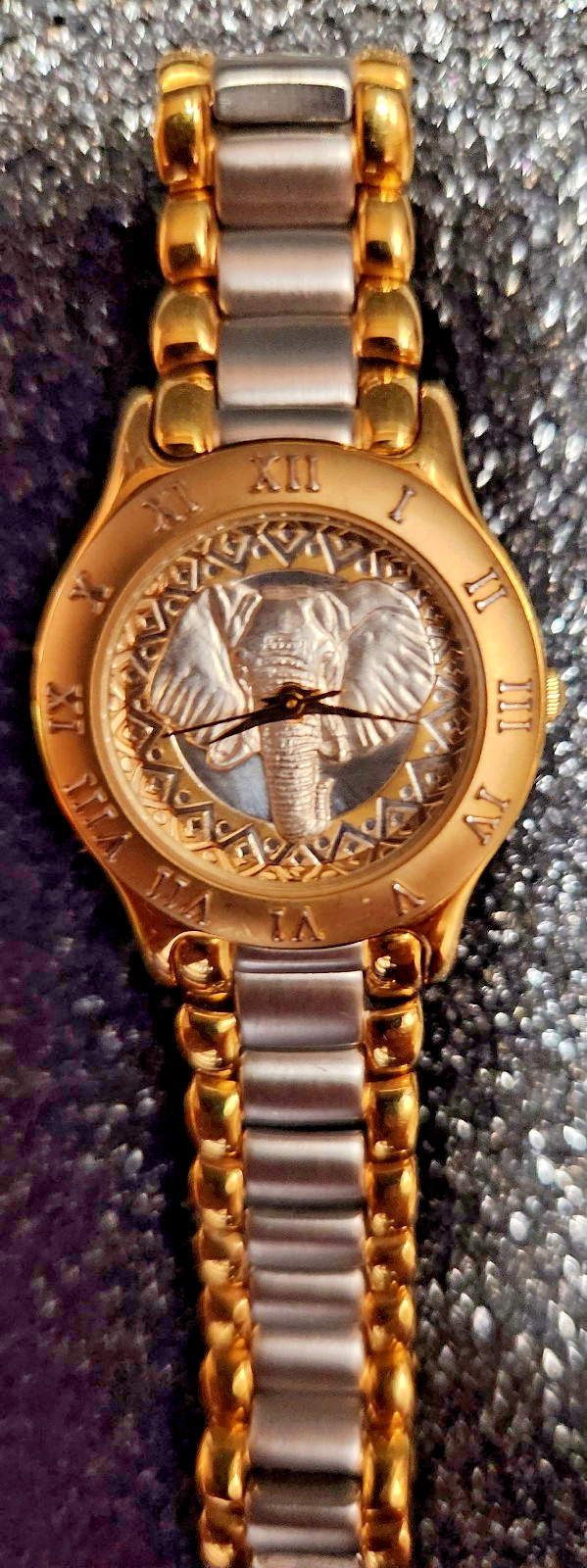 Rare Vintage Sa mint elephant coin watch serial #0083 Rare Vintage Sa mint elephant coin watch serial #0083