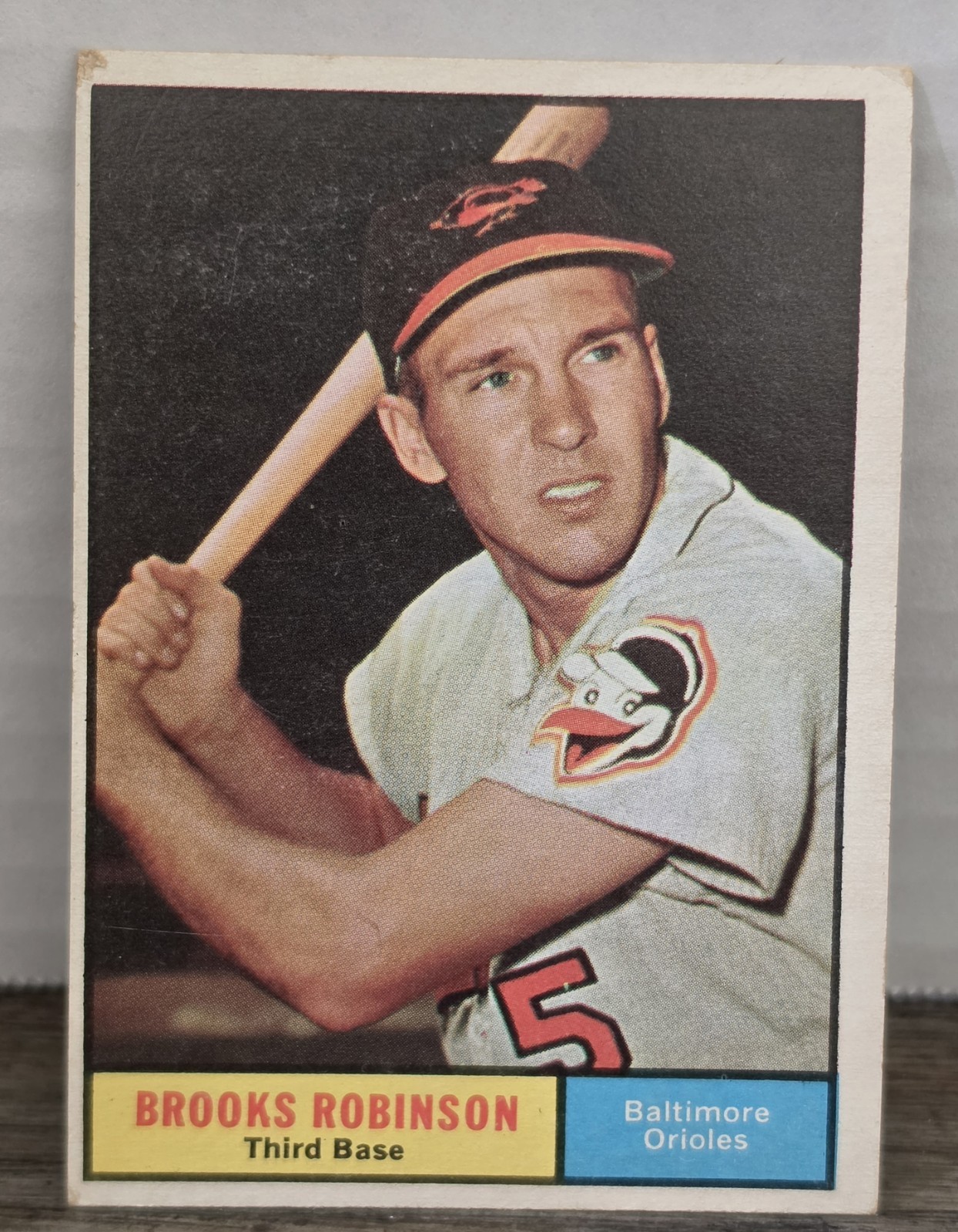 1961 Topps Brooks Robinson #10 Baltimore Orioles HOF Vintage Baseball Card