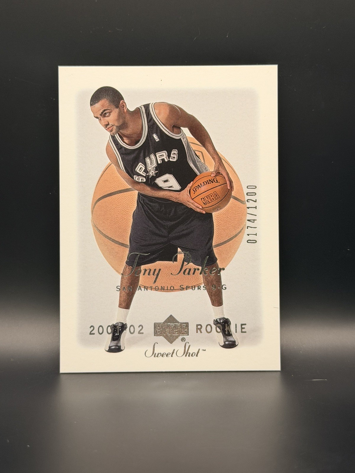 2001-02 Upper Deck Sweet Shot - 2001-02 Rookie Tony Parker #174 /1200 (RC)