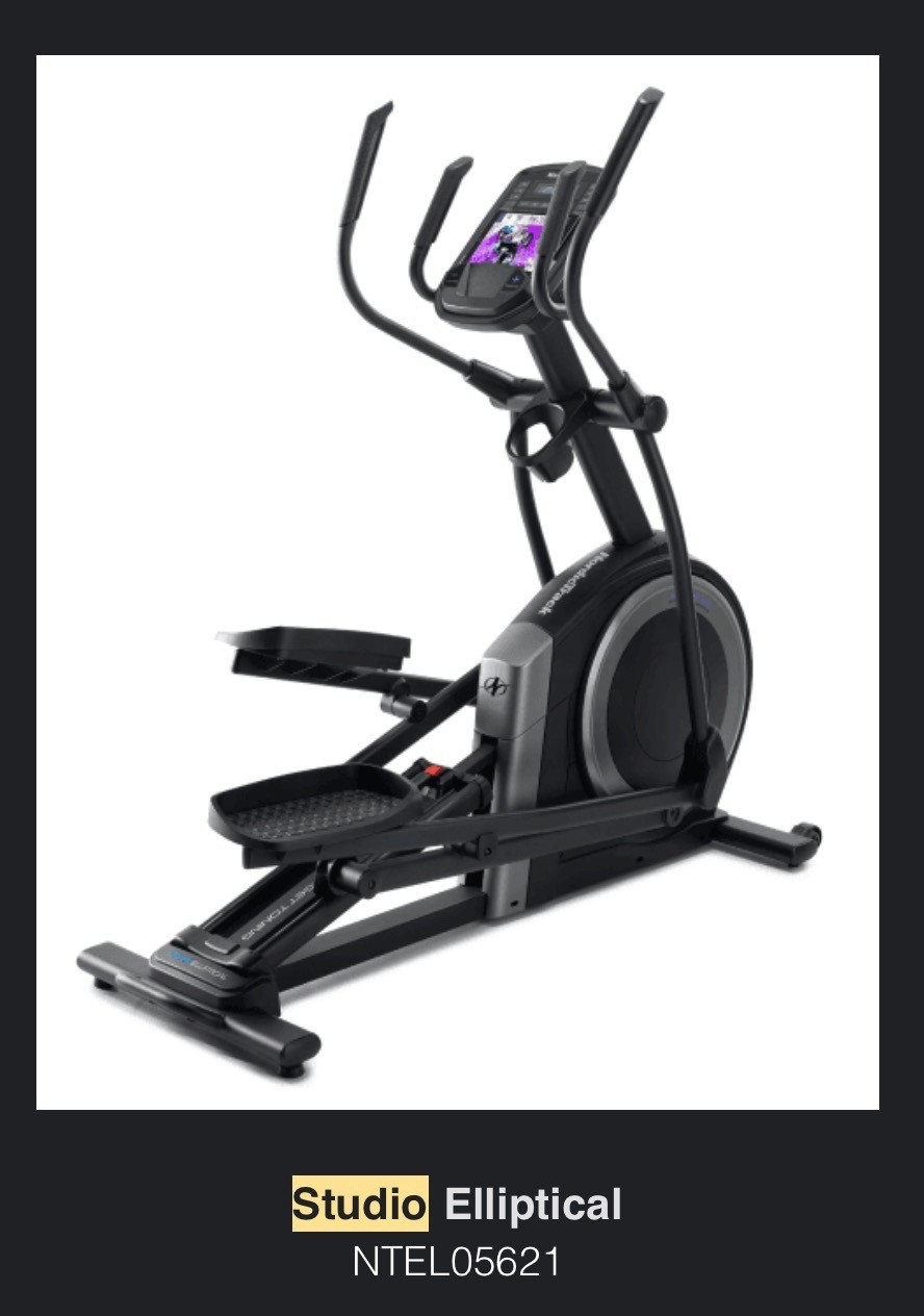 NordicTrack Studio Elliptical NTEL0562 Cardio strength