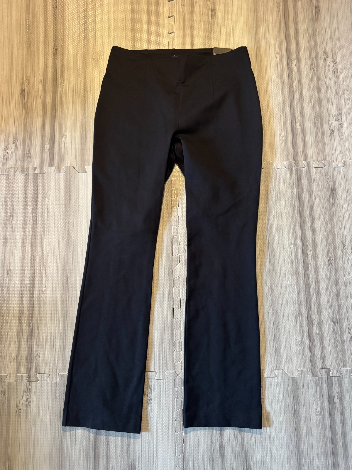 NWT Express Women\'s Black Columnist High Waisted Back Vent Skyscraper Pant