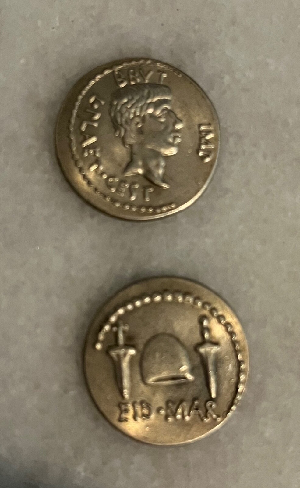 Denarius of Brutus (EID-MAR) coin Denarius of Brutus (EID-MAR) coin
