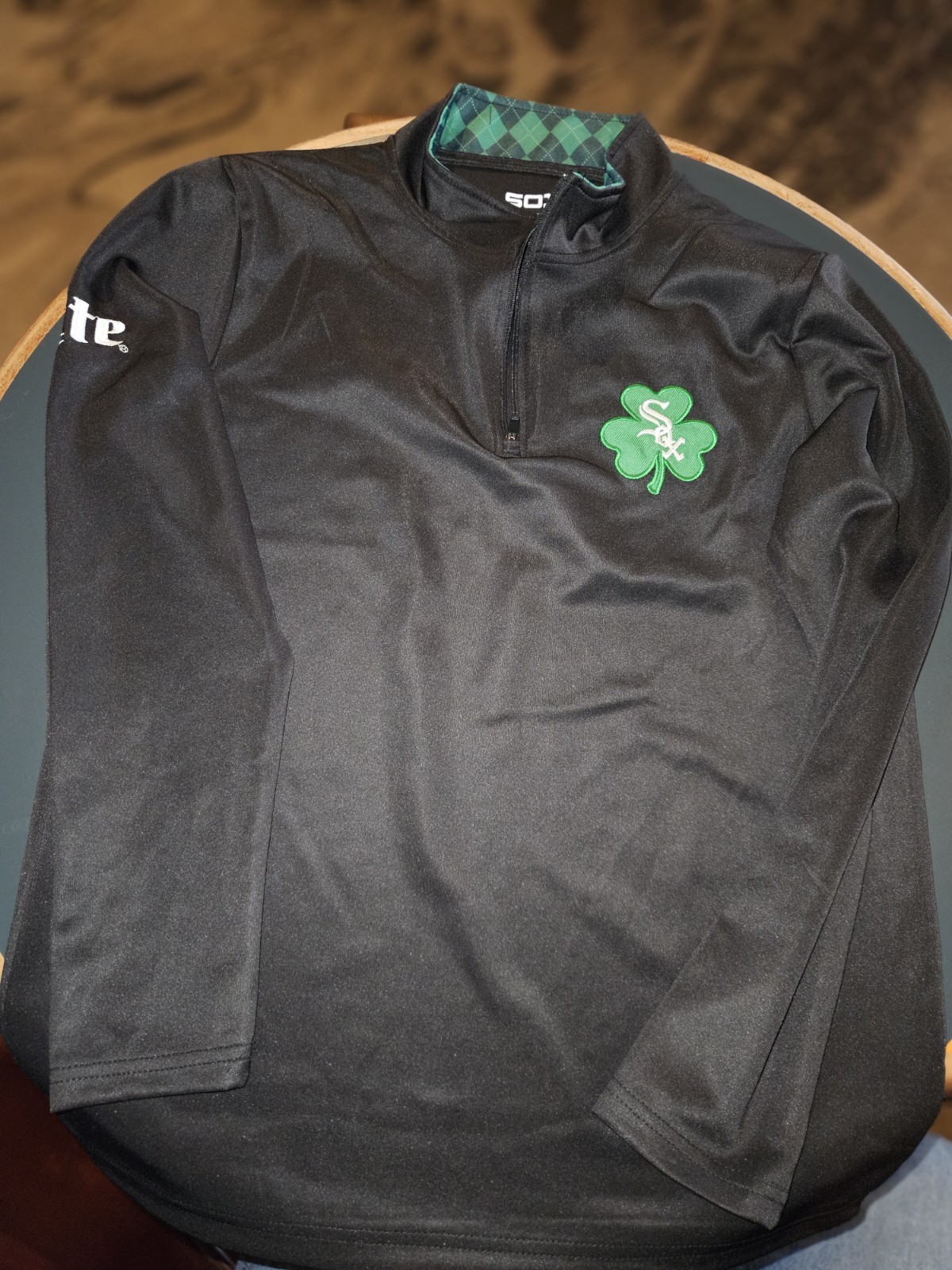 Chicago White Sox Irish Quarter Zip Size Medium SGA 9/19/26 New