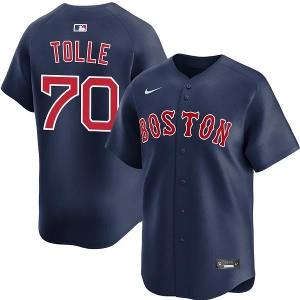 HOT NEW Payton #70 Tolle Red Sox Navy Jersey - Printed 3D Size S-5XL HOT NEW Payton #70 Tolle Red Sox Navy Jersey - Printed 3D Size S-5XL