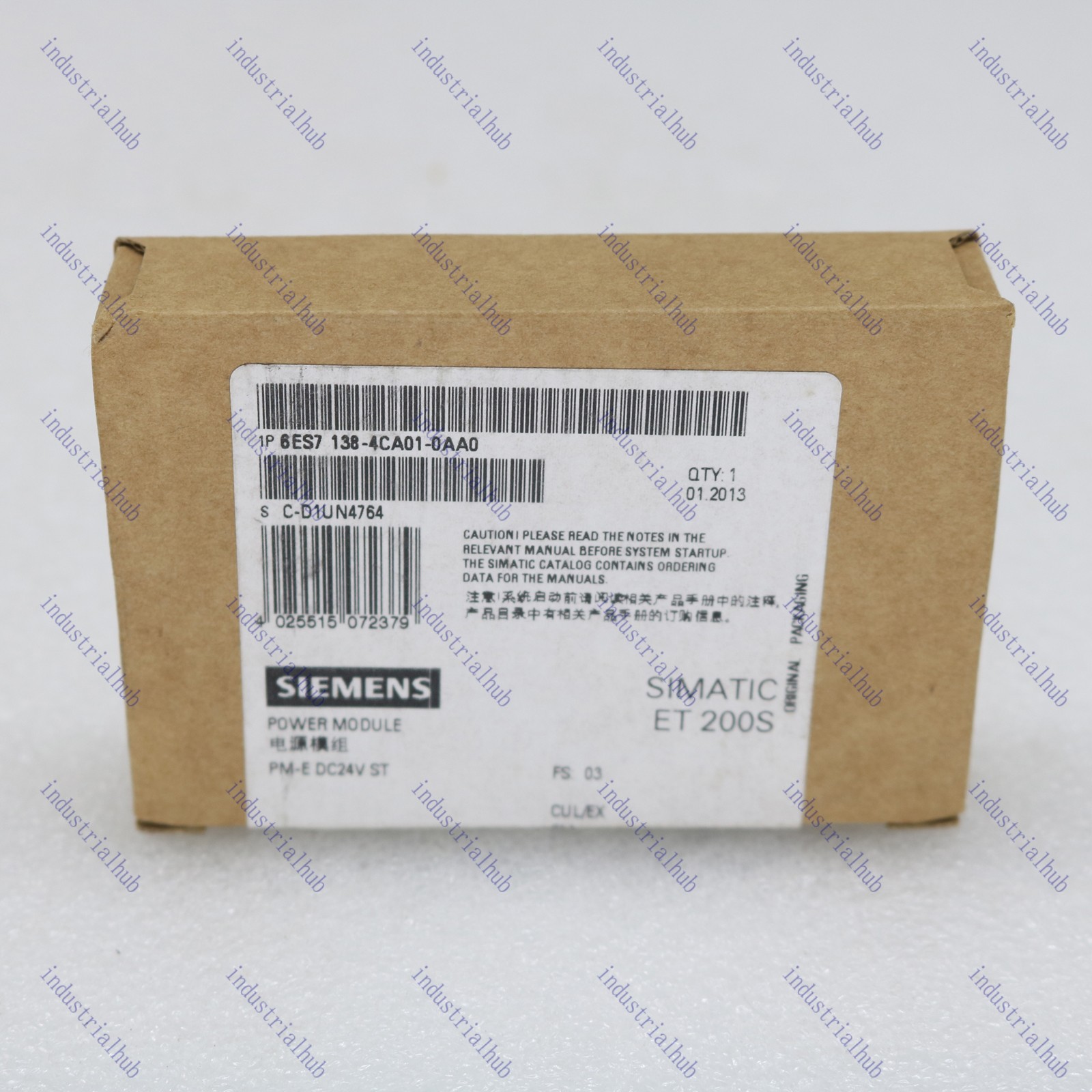 Brand SIEMENS New Power Module 6ES7 138-4CA01-0AA0 1 year warranty