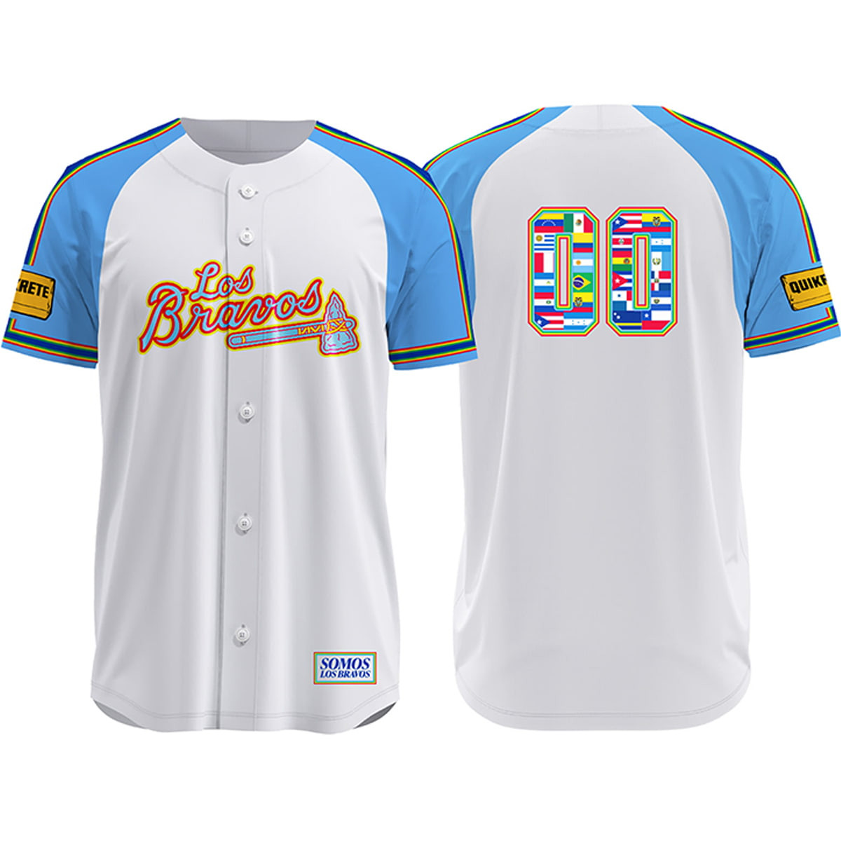 HOT ITEM Braves Los Bravos Jersey 2026 Giveaway All Size S-5XL