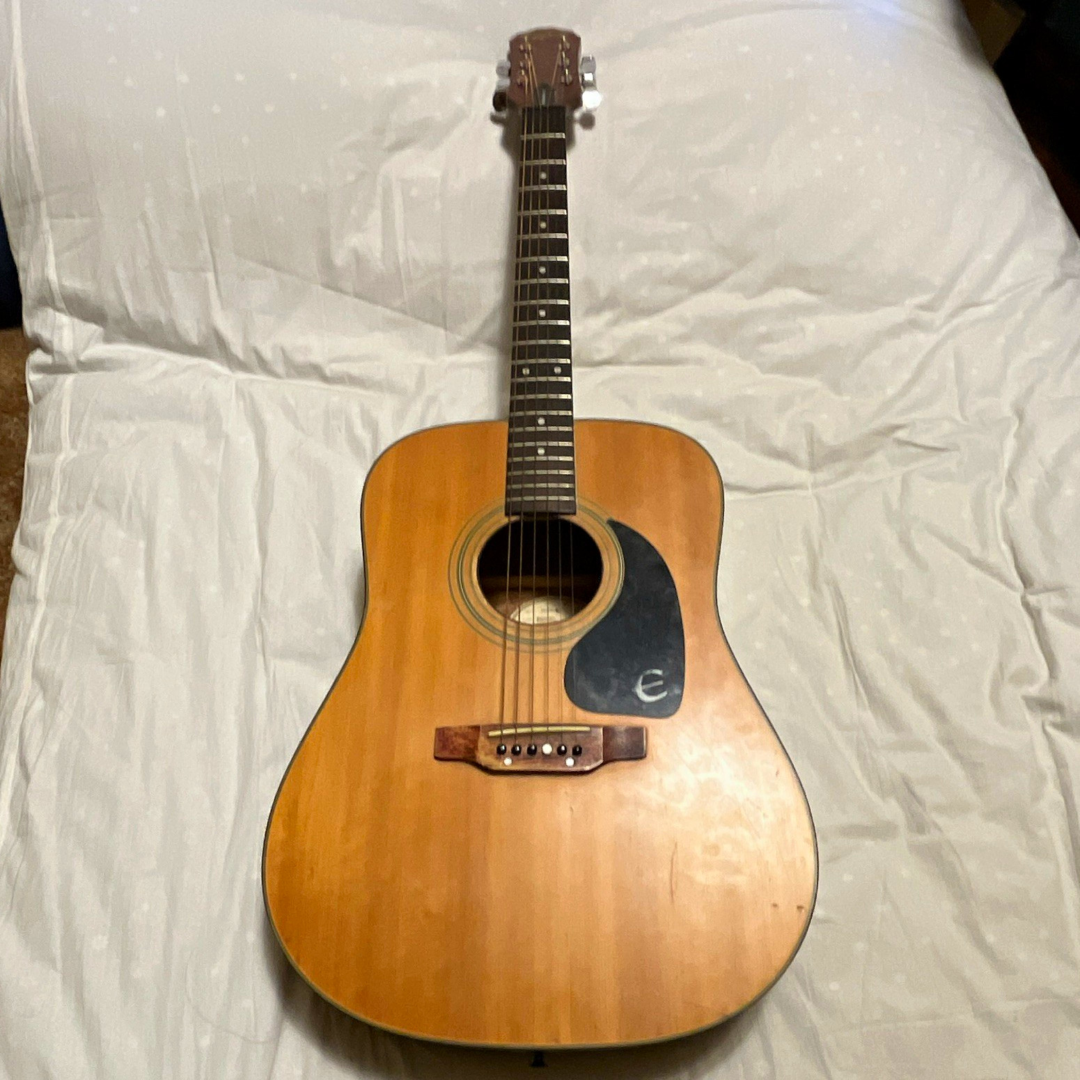 Epiphone PR200-NS Dreadnought Acoustic Guitar 6-String Natural Full Size Epiphone PR200-NS Dreadnought Acoustic Guitar 6-String Natural Full Size