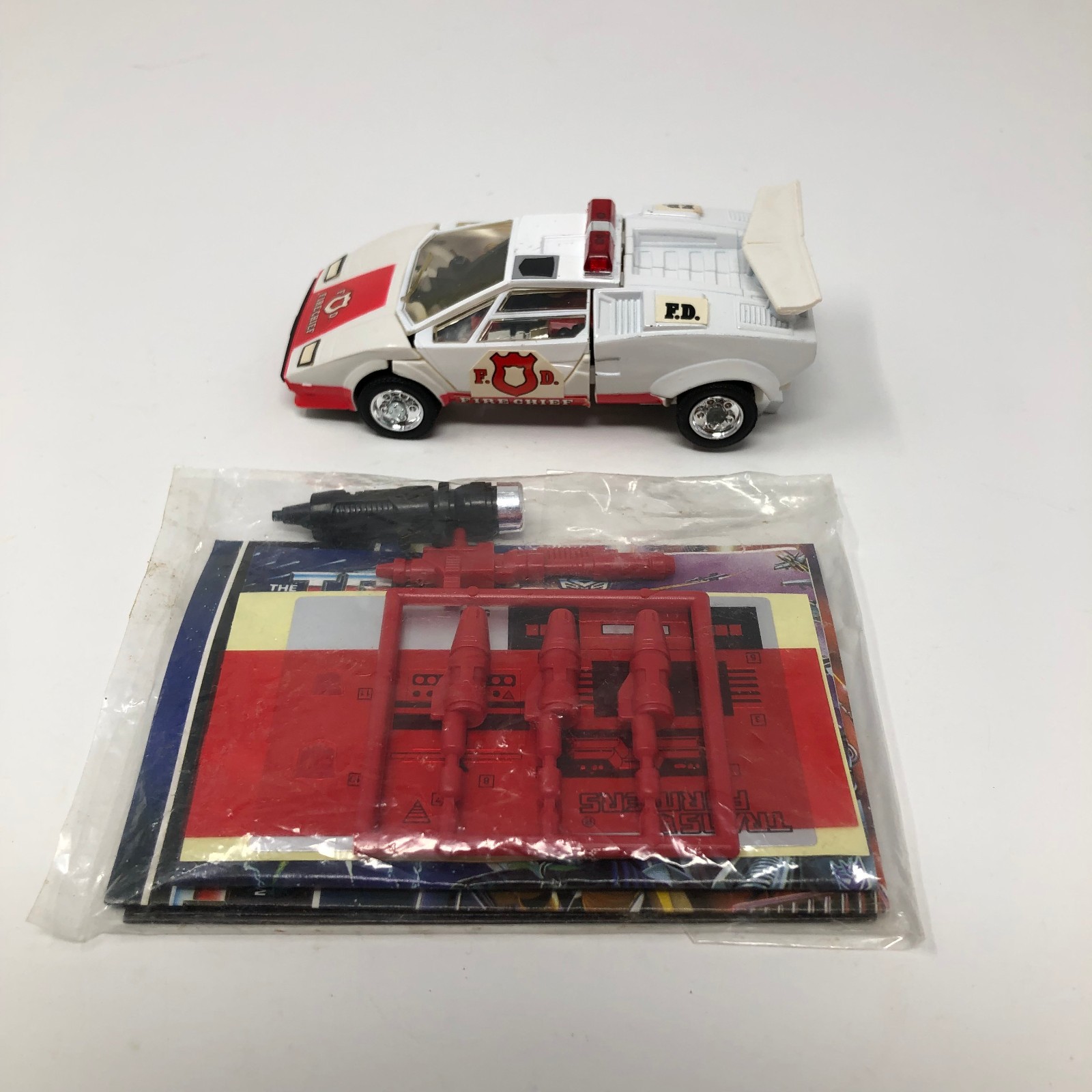 G1 Transformer Red Alert Takara Japan 1982 VTG COMPLETE FACTORY SEALED ACC PACK