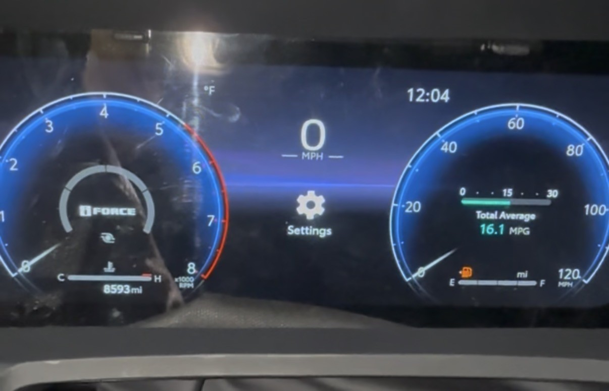 2025 Tacoma TRD Speedometer cluster All Digital 2025 Tacoma TRD Speedometer cluster All Digital
