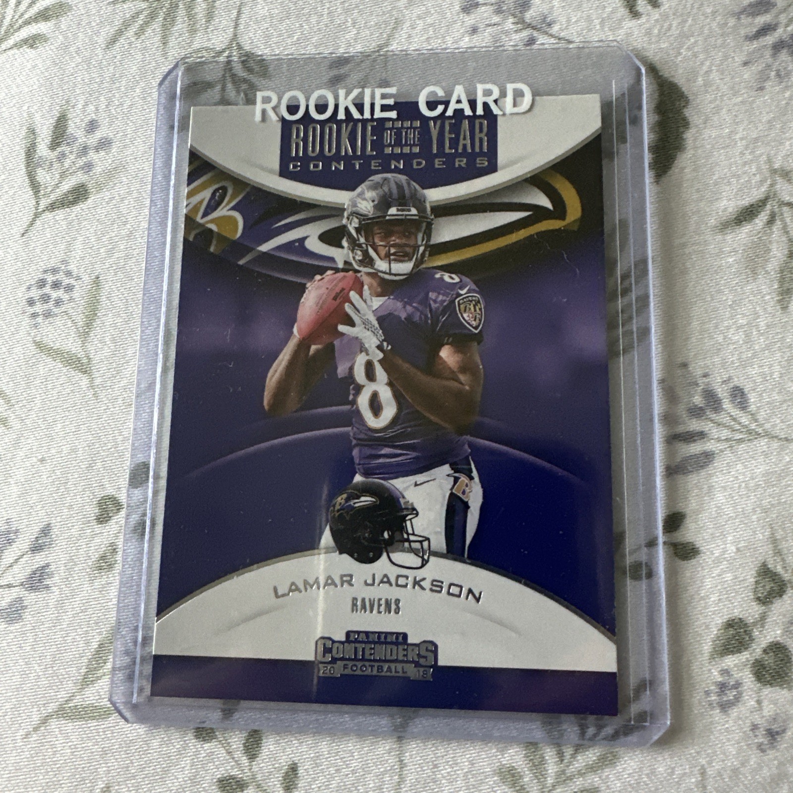 2018 Panini Contenders - Rookie of the Year Contenders Lamar Jackson (RC) 2018 Panini Contenders - Rookie of the Year Contenders Lamar Jackson (RC)