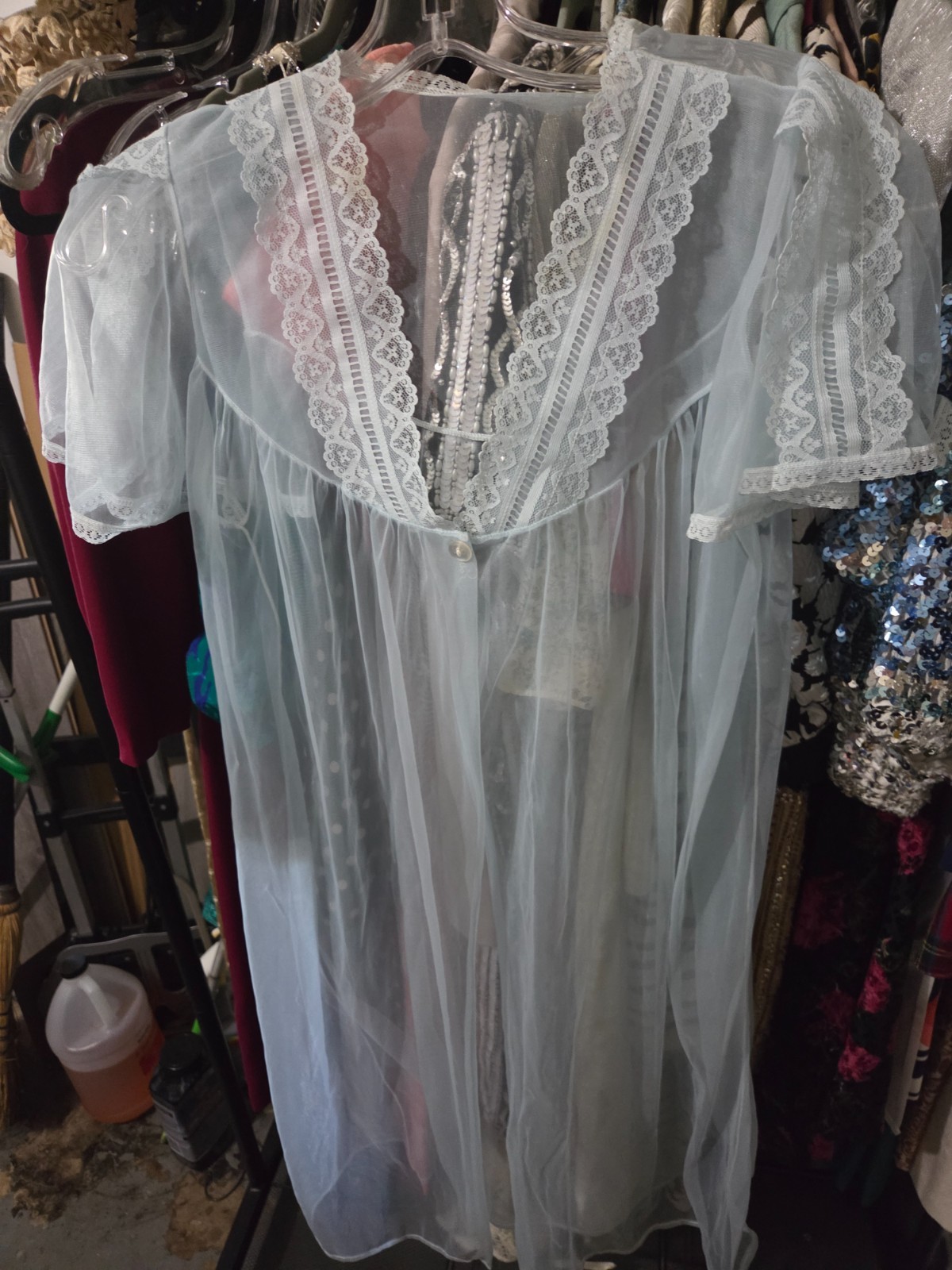 Jayne Mansfield Owned & Worn See Through Robe Jayne Mansfield Estate Jayne Mansfield Owned & Worn See Through Robe Jayne Mansfield Estate