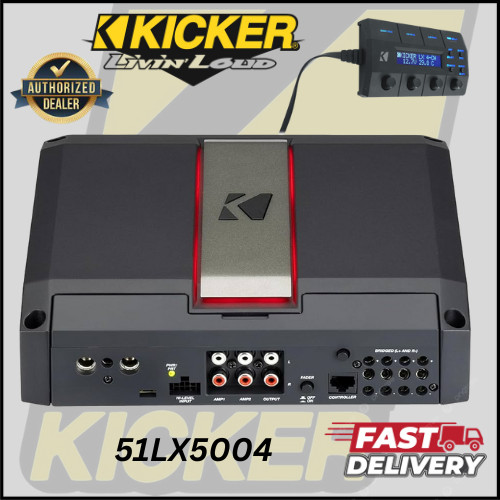 KICKER 51LX5004 / LX SERIES 4 CHANNEL AMPLIFIER ** NEW ** 1,100 WATTS -  LX500.4
