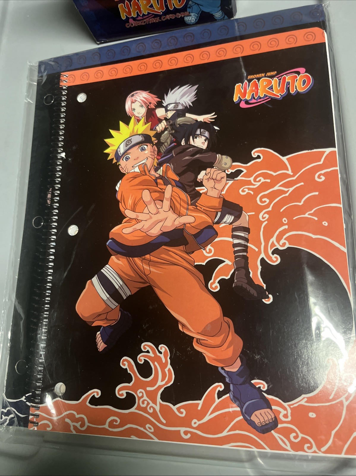 Vintage shonen jumps Naruto notebook 2002 Folder NOS & Card Game Incomplete Vintage shonen jumps Naruto notebook 2002 Folder NOS & Card Game Incomplete