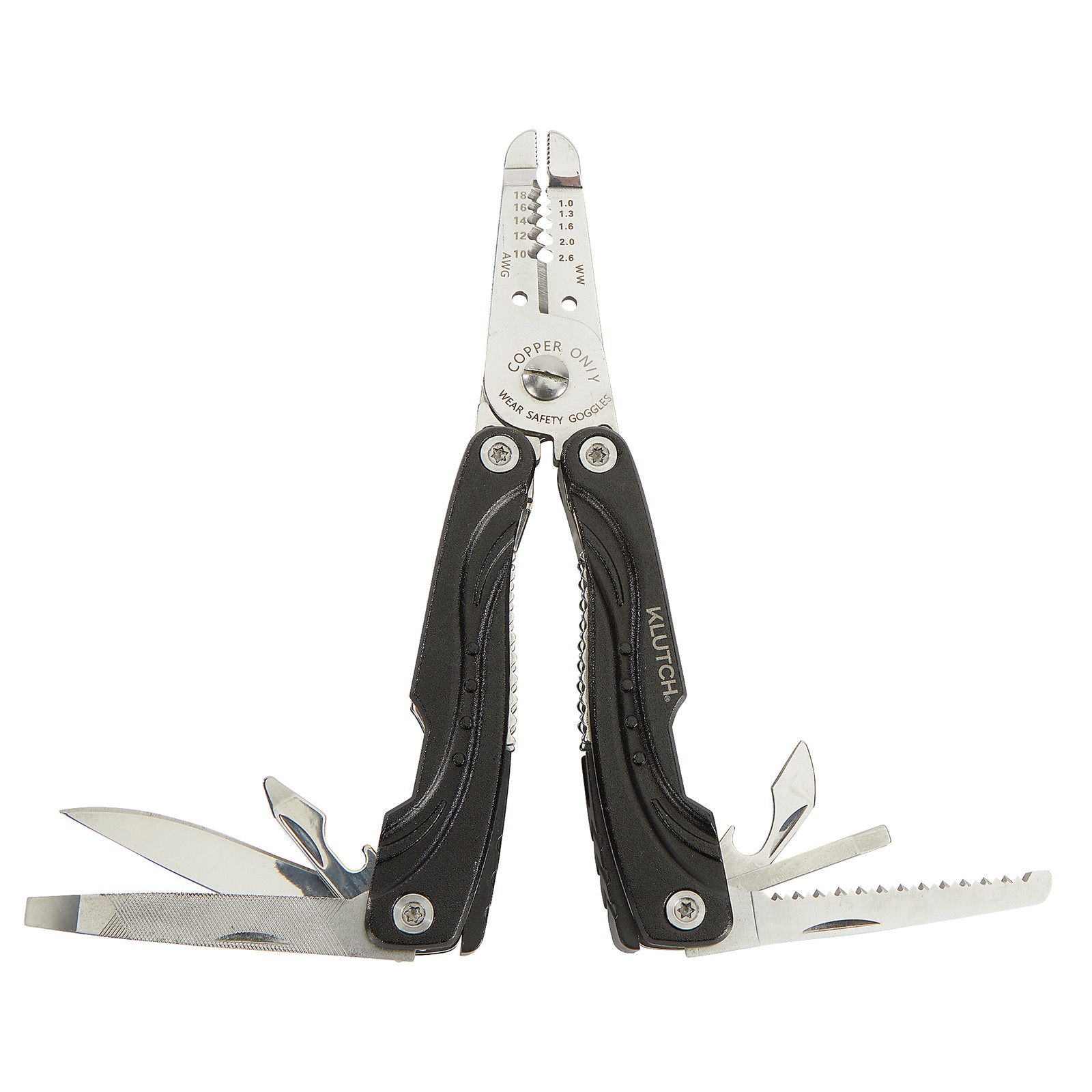 Klutch 12-in-1 Multifunction Tool with Carrying Pouch