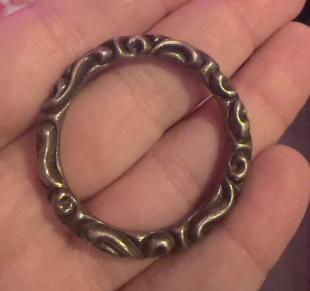 Vintage Early 2000s Chrome Hearts Big Scroll Pendant Charm Vintage Early 2000s Chrome Hearts Big Scroll Pendant Charm