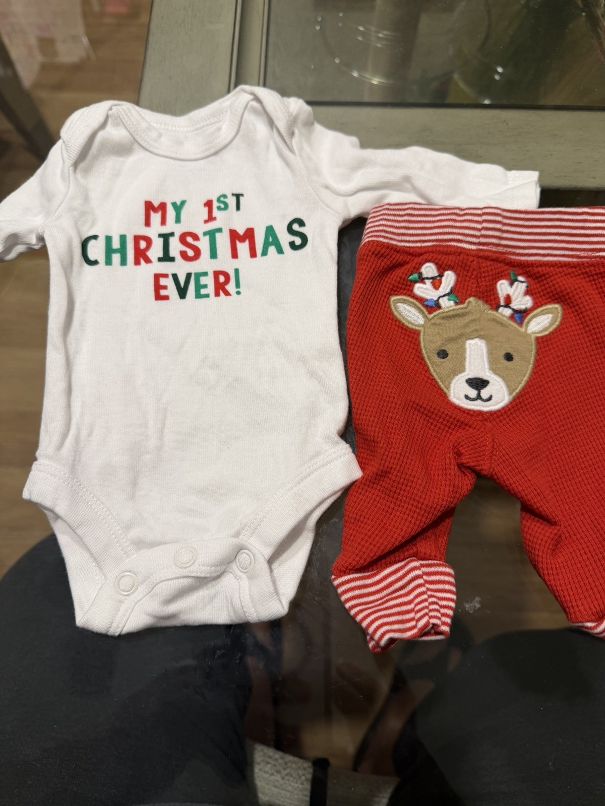 Carter's Baby Boys Christmas Holiday Outfit Newborn