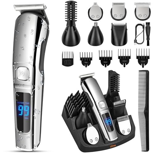 All-in-One Waterproof Grooming Set - Perfect Beard and Body Trimmer for Travel